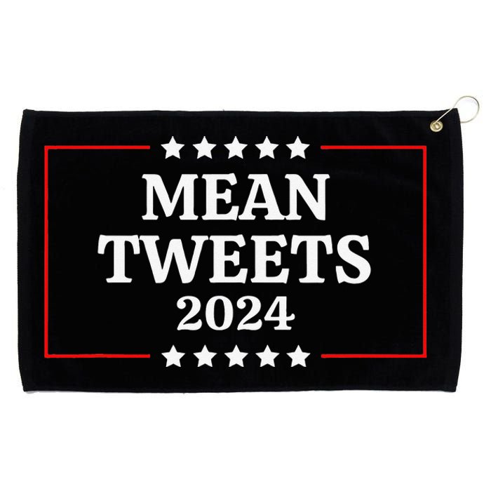 Funny Election Design Mean Tweets 2024 Grommeted Golf Towel