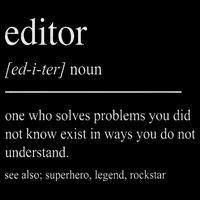Funny Editor Definition Film Editor In Chief Video Editing Full-Length Apron With Pockets