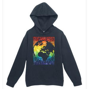 Fun Earth Day Mother's Day Respect The Earth And Your Mother Gift Urban Pullover Hoodie