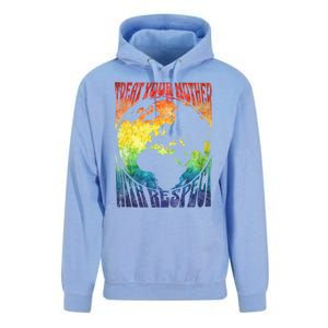 Fun Earth Day Mother's Day Respect The Earth And Your Mother Gift Unisex Surf Hoodie