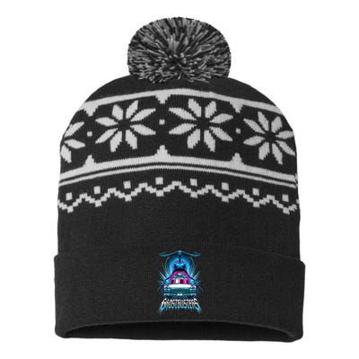 Frozen Empire Death Chill Monster & Ecto1 Car USA-Made Snowflake Beanie