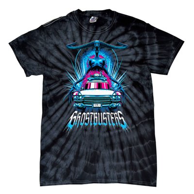 Frozen Empire Death Chill Monster & Ecto1 Car Tie-Dye T-Shirt