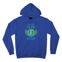 Funny Earth Day Planet Birthday Green Blue World Gift Hoodie