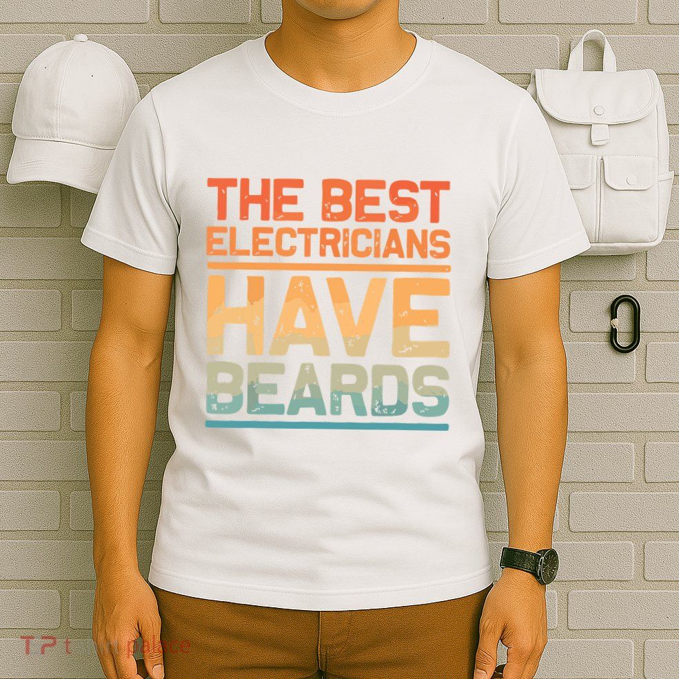Funny Electrician Design For Dad Electrical Electrician T-Shirt