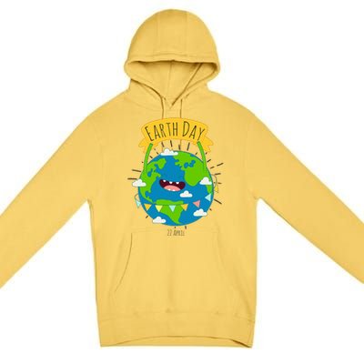 Funny Earth Day April 22 Premium Pullover Hoodie