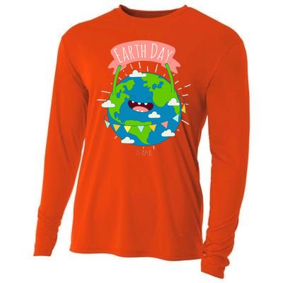 Funny Earth Day April 22 Cooling Performance Long Sleeve Crew