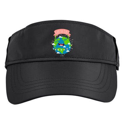 Funny Earth Day April 22 Adult Drive Performance Visor
