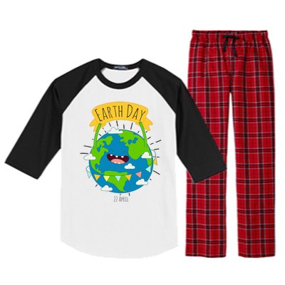 Funny Earth Day April 22 Raglan Sleeve Pajama Set