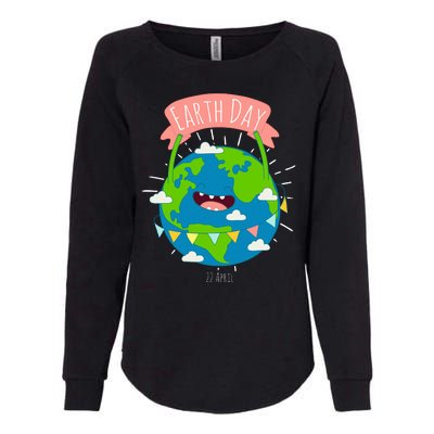 Funny Earth Day April 22 Womens California Wash Sweatshirt