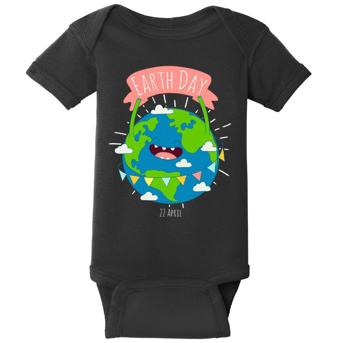 Funny Earth Day April 22 Baby Bodysuit