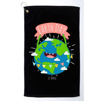 Funny Earth Day April 22 Golf Towel