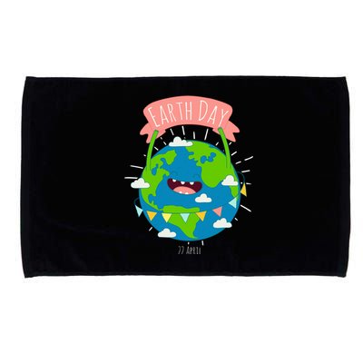 Funny Earth Day April 22 Microfiber Hand Towel