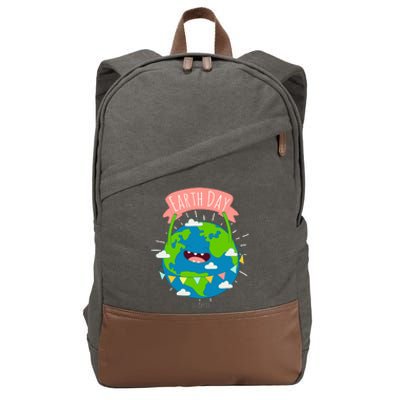 Funny Earth Day April 22 Cotton Canvas Backpack