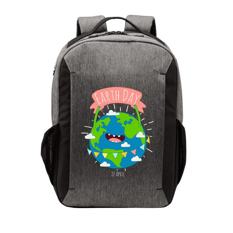 Funny Earth Day April 22 Vector Backpack