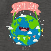 Funny Earth Day April 22 Vector Backpack