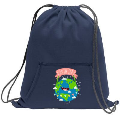 Funny Earth Day April 22 Sweatshirt Cinch Pack Bag