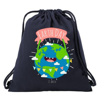 Funny Earth Day April 22 Drawstring Bag