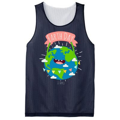 Funny Earth Day April 22 Mesh Reversible Basketball Jersey Tank