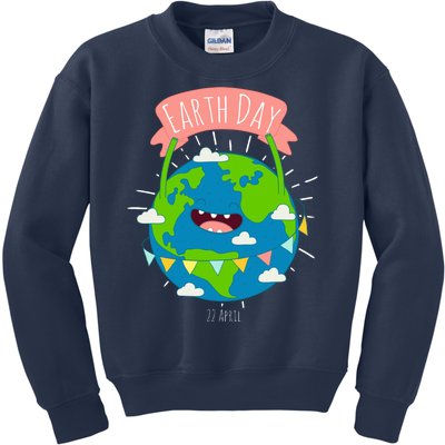 Funny Earth Day April 22 Kids Sweatshirt