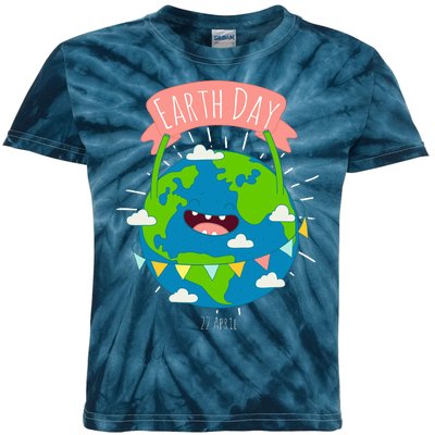 Funny Earth Day April 22 Kids Tie-Dye T-Shirt