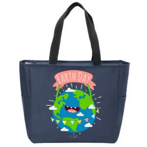 Funny Earth Day April 22 Zip Tote Bag