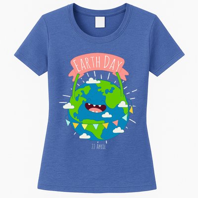 Funny Earth Day April 22 Womens T-Shirt