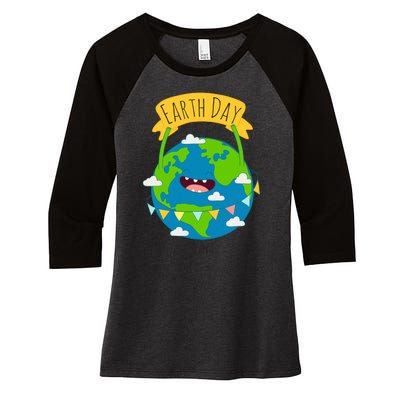 Funny Earth Day April 22 Women's Tri-Blend 3/4-Sleeve Raglan Shirt