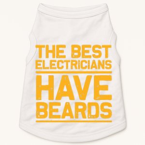 Funny Electrician Design For Dad Electrical Electrician Doggie Tank