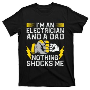 Funny Electrician Design For Daddy Electrical Engineers T-Shirt