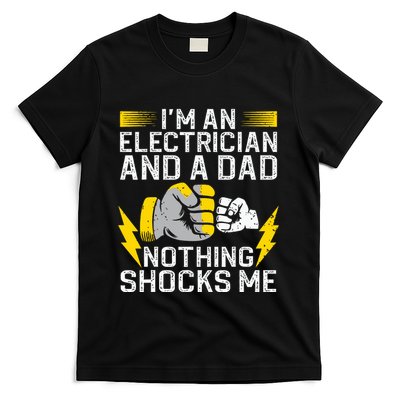 Funny Electrician Design For Daddy Electrical Engineers T-Shirt