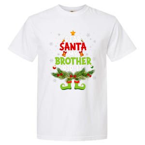 Funny Elf Dear Santa My Brother Did It Christmas Xmas Family Garment-Dyed Heavyweight T-Shirt