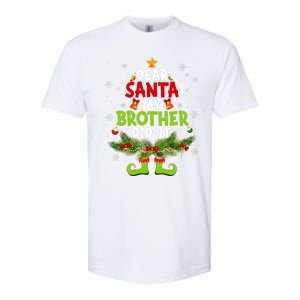 Funny Elf Dear Santa My Brother Did It Christmas Xmas Family Softstyle CVC T-Shirt