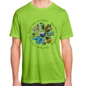 Funny Earth Day Everyday Sunflower Earth Animal Lovers Adult ChromaSoft Performance T-Shirt