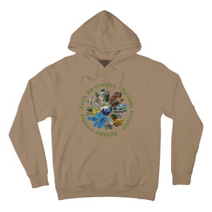 Funny Earth Day Everyday Sunflower Earth Animal Lovers Hoodie