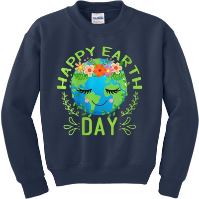 Funny Earth Day Quote Earth Cool Happy Earth Day Kids Sweatshirt