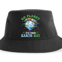 Funny Earth Day Ballet Dancer Go Planet Its Your Earth Day Sustainable Bucket Hat