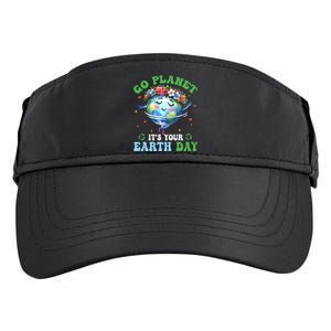 Funny Earth Day Ballet Dancer Go Planet Its Your Earth Day Adult Drive Performance Visor