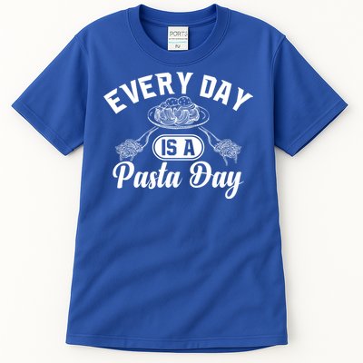 Funny Every Day Is Pasta Day Italian Food Spaghetti Noodles Funny Gift Tall T-Shirt