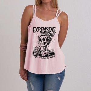 Funny Expensive Difficult And Talks Back Mothers Day Gift Women's Strappy Tank