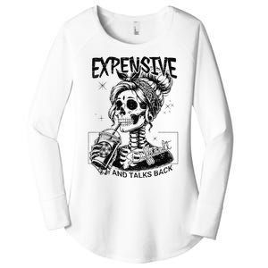 Funny Expensive Difficult And Talks Back Mothers Day Gift Women's Perfect Tri Tunic Long Sleeve Shirt