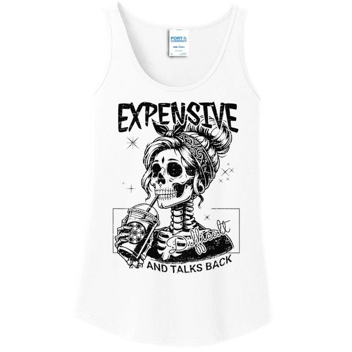 Funny Expensive Difficult And Talks Back Mothers Day Gift Ladies Essential Tank