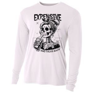 Funny Expensive Difficult And Talks Back Mothers Day Gift Cooling Performance Long Sleeve Crew