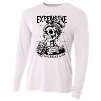 Funny Expensive Difficult And Talks Back Mothers Day Gift Cooling Performance Long Sleeve Crew