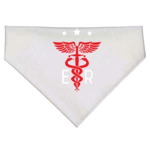 Funny Emergency Departt Emergency Room Nurse Er Nurse Gift USA-Made Doggie Bandana