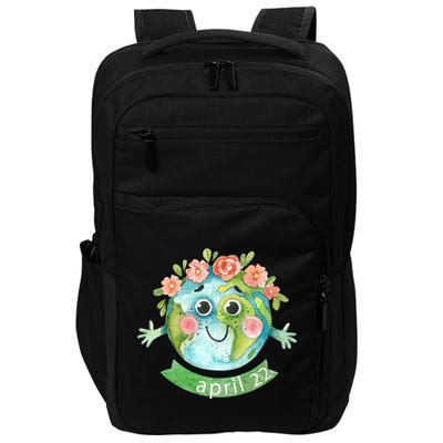 Floral Earth Day April Impact Tech Backpack