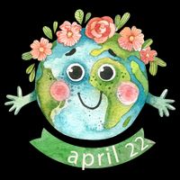 Floral Earth Day April Tank Top