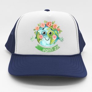 Floral Earth Day April Trucker Hat