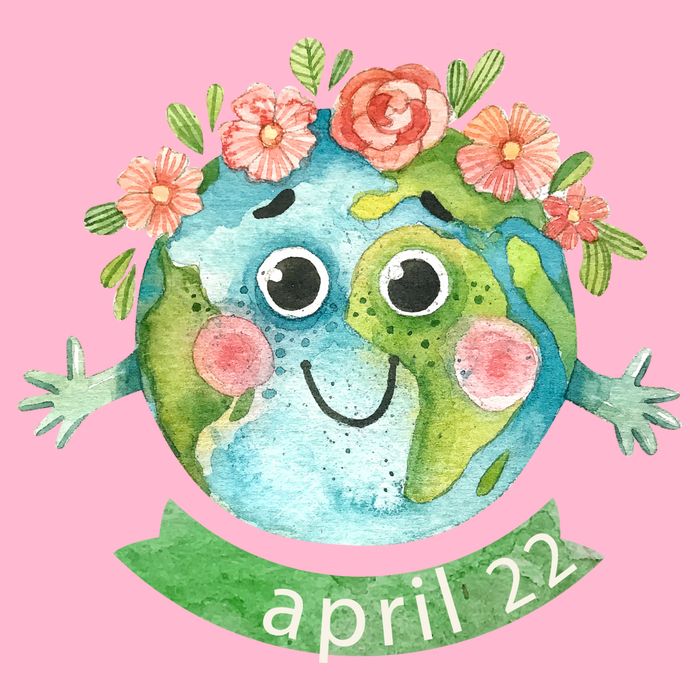 Floral Earth Day April Doggie Tank