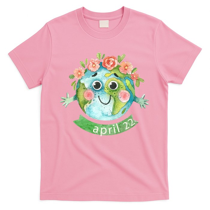 Floral Earth Day April T-Shirt