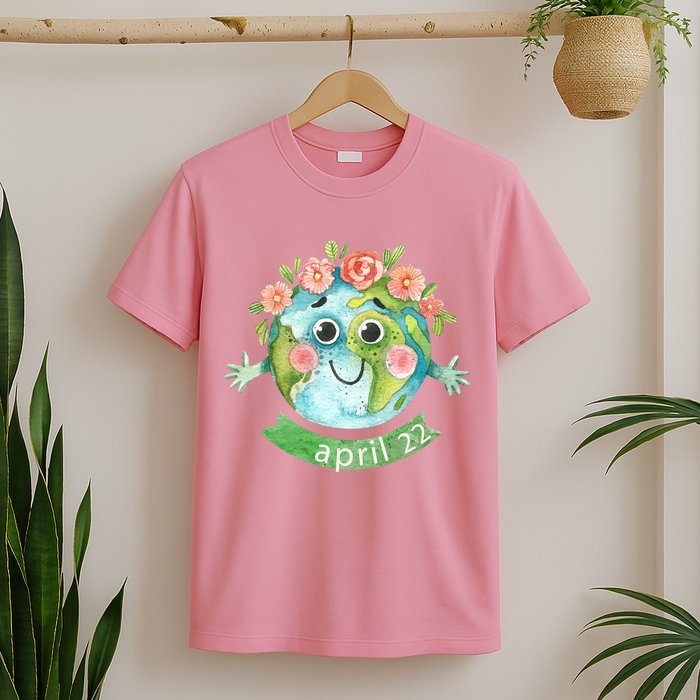 Floral Earth Day April T-Shirt